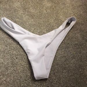 Cheeky high waisted bikini bottom